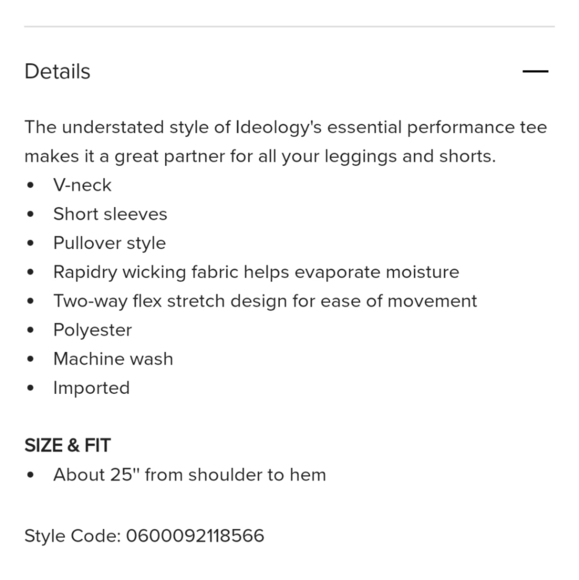 New Ideology Rapidry Performance V Neck Tee Large Grey Heathered Short Sleeve - Picture 9 of 9